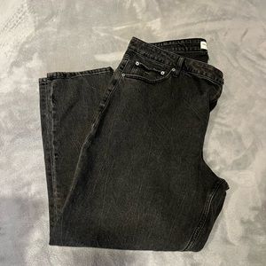 Abercrombie curve love high rise mom jeans